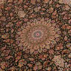 Hedvábný koberec Helya modrá 100x150 viskózový hedvábný perský koberec