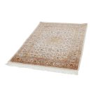 Hedvábný koberec Negin cream 100x150 vysoce kvalitní viskózový hedvábný koberec z Íránu