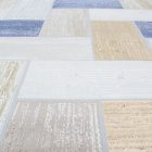 Moderní koberec šedá modrá hnědá SAMI 140x200 koberec do obýváku nebo ložnice