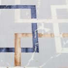 Moderní koberec šedá hnědá modrá AMIR 160x230 koberec do obýváku nebo ložnice