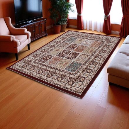 Klasické koberce vínový 150x230 orientální vzor koberec do obýváku