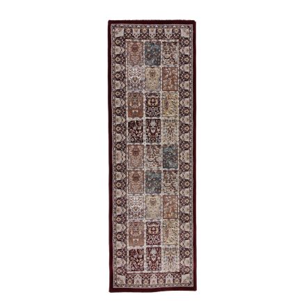 Běhouný koberec vínový 80x250 Strojově tkaný koberec s orientálním vzorem