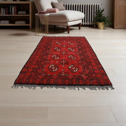Afghánský vlněný koberec Aqchai 74x116 ručně vázaný orientální koberec do obýváku