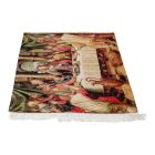 Hedvábný koberec Poslední večeře 80x120 Íránský viskózový hedvábný koberec