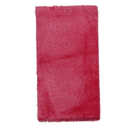 Jednobarevný koberec červený 60x110 strojově tkaný koberec