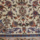 Hedvábný koberec Reihan cream 100x150 viskózový hedvábný perský koberec