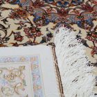 Hedvábný koberec Reihan cream 100x150 viskózový hedvábný perský koberec