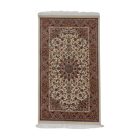 Hedvábný koberec Reihan cream 80x120 viskózový hedvábný perský koberec