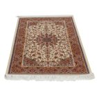 Hedvábný koberec Reihan cream 80x120 viskózový hedvábný perský koberec