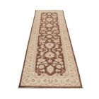 Ziegler vlněný koberec hnědý-béžový 85x295 koberec do obýváku