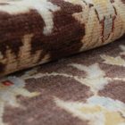 Ziegler vlněný koberec hnědý-béžový 85x295 koberec do obýváku