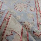 Ziegler vlněný koberec šedý-béžový 695x140 ručně vázaný koberec