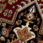 Perský koberec Heriz vínový 150x225 akrylový koberec prémiové kvality