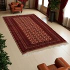 Pákistánský koberec hnědý Jaldar 126x175 ručně vázaný orientální koberec