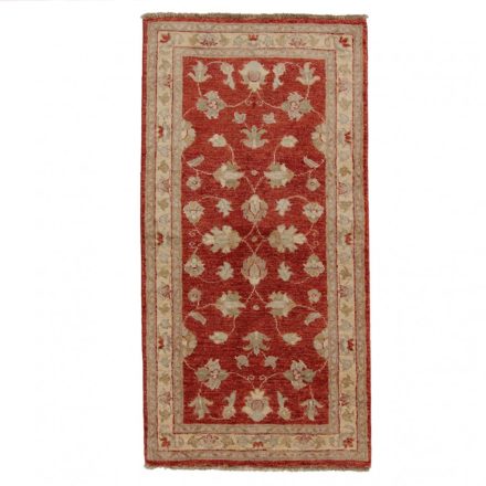 Ziegler vlněný koberec béžový-vínový 145x73 ručně vázaný koberec