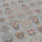 Perský koberec Bakhtiari šedý 150x225 prémiový akrylový koberec z Íránu