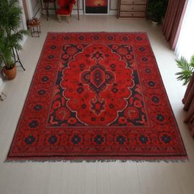  Afghánský koberec Caucasian 126x196 ručně vázaný orientální koberec