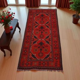 Afghánský koberec Caucasian 52x143 ručně vázaný orientální koberec