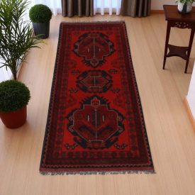 Afghánský koberec Caucasian 55x149 ručně vázaný orientální koberec