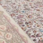 Perský koberec Isfahan béžový 150x225 prémiový akrylový koberec z Íránu