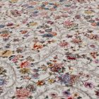 Perský koberec Kerman béžový 150x225 luxusní koberec z akrylu