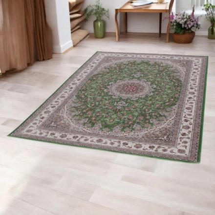 Perský koberec Isfahan zelený 150x225 akrylový koberec prémiové kvality