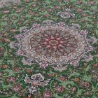 Perský koberec Isfahan zelený 150x225 akrylový koberec prémiové kvality