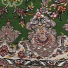 Perský koberec Isfahan zelený 150x225 akrylový koberec prémiové kvality