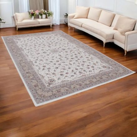 Perský koberec Isfahan béžový 200x300 kvalitní koberec do obýváku z akrylu