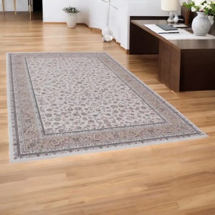 Perský koberec Isfahan béžový 150x225 prémiový akrylový koberec z Íránu