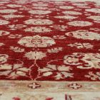 Ziegler vlněný koberec červený-béžový 140x190 koberec do obýváku