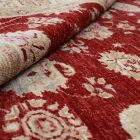 Ziegler vlněný koberec červený-béžový 140x190 koberec do obýváku