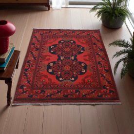Afghánský koberec Kargai 104x141 ručně vázaný orientální koberec