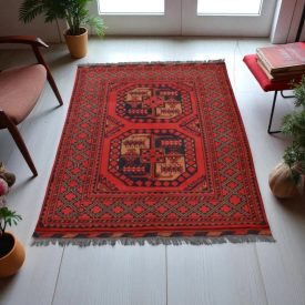 Afghánský koberec Elephant Foot 101x142 ručně vázaný orientální koberec