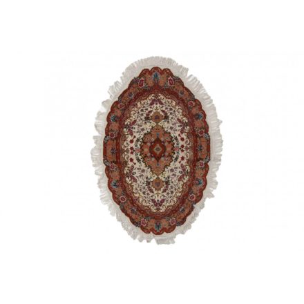 Kulatý koberec Tabriz 97x152 ručně vázaný perský koberec