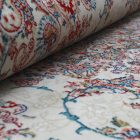 Kulatý koberec béžový Medalion 100x100 prémiový Perský koberec z akrylu