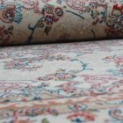 Kulatý koberec béžový Medalion 100x100 prémiový Perský koberec z akrylu