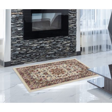 Perský koberec béžový Medalion 60x90 prémiový koberec do obývacího pokoje a ložnice