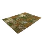 Design koberec zelený Patchwork 171x240 koberec do obýváku