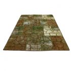 Design koberec zelený Patchwork 171x240 koberec do obýváku