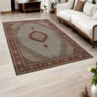 Perský koberec béžový MAHI 160x230 kusový koberec do obýváku