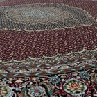 Kulatý koberec vínový Mahi 200x200 prémiový Perský koberec z akrylu