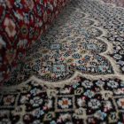 Kulatý koberec vínový Mahi 200x200 prémiový Perský koberec z akrylu