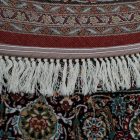 Kulatý koberec vínový Mahi 200x200 prémiový Perský koberec z akrylu