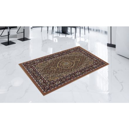 Perský koberec hnědý Mahi 80x120 prémiový koberec do obývacího pokoje a ložnice