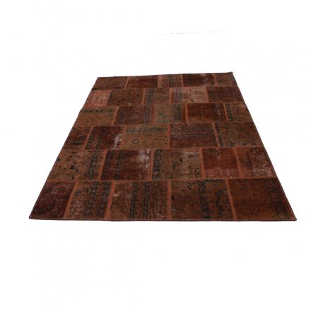 Design koberec hnědý Patchwork 170x235 koberec do obýváku