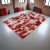 Design koberec vínově-bílý Patchwork 170x241 koberec do obýváku