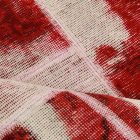 Design koberec vínově-bílý Patchwork 170x241 koberec do obýváku