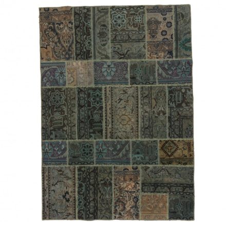 Design koberec zelený Patchwork 169x238 koberec do obýváku