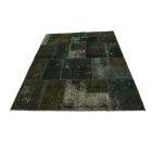 Design koberec zelený Patchwork 168x239 koberec do obýváku